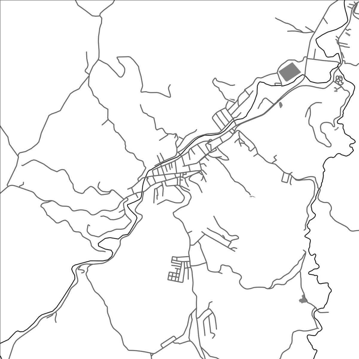 ROAD MAP OF BANANAL, BRAZIL BY MAPBAKES