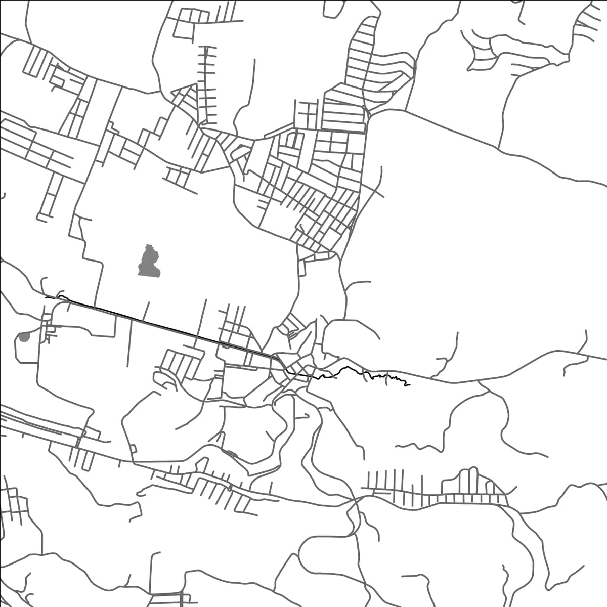 ROAD MAP OF BANANEIRAS, BRAZIL BY MAPBAKES