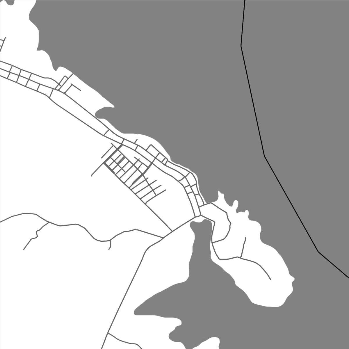 ROAD MAP OF BARACLANDIA, BRAZIL BY MAPBAKES
