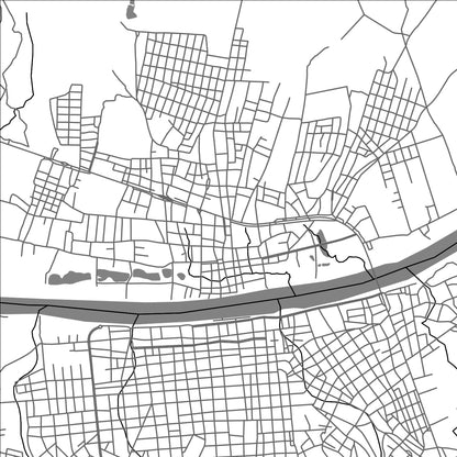 ROAD MAP OF BARAO DO GRAJAU, BRAZIL BY MAPBAKES