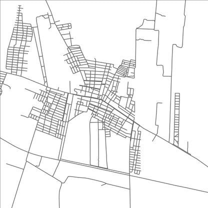 ROAD MAP OF BARAUNA, BRAZIL BY MAPBAKES