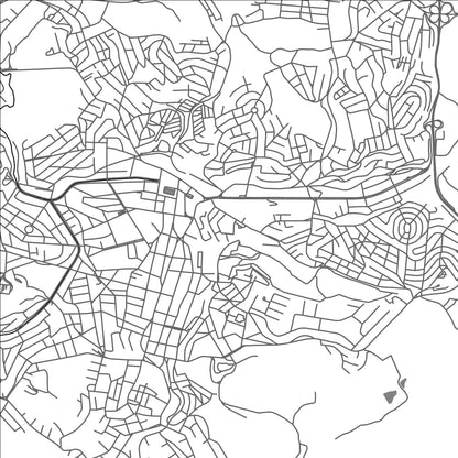 ROAD MAP OF BARBACENA, BRAZIL BY MAPBAKES