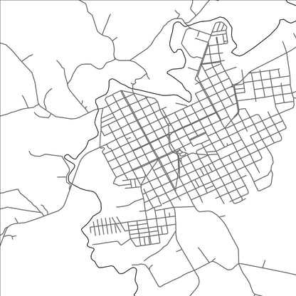 ROAD MAP OF BARBOSA FERRAZ, BRAZIL BY MAPBAKES
