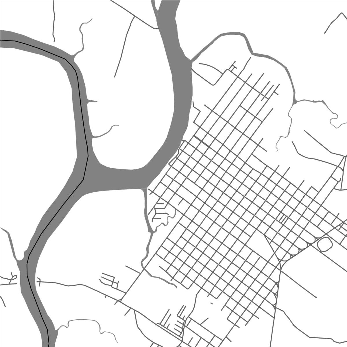 ROAD MAP OF BARCARENA NOVA, BRAZIL BY MAPBAKES