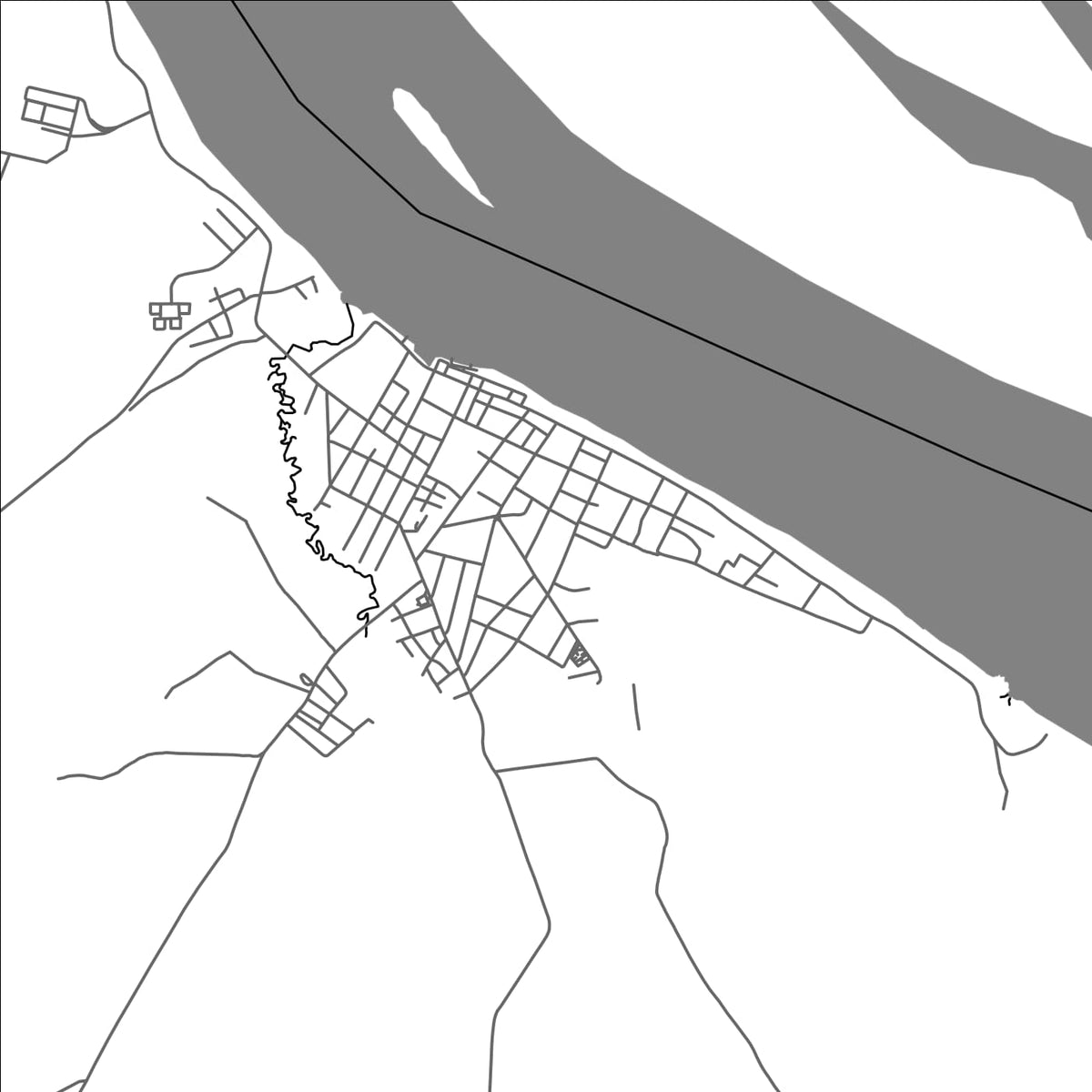ROAD MAP OF BARCELOS, BRAZIL BY MAPBAKES