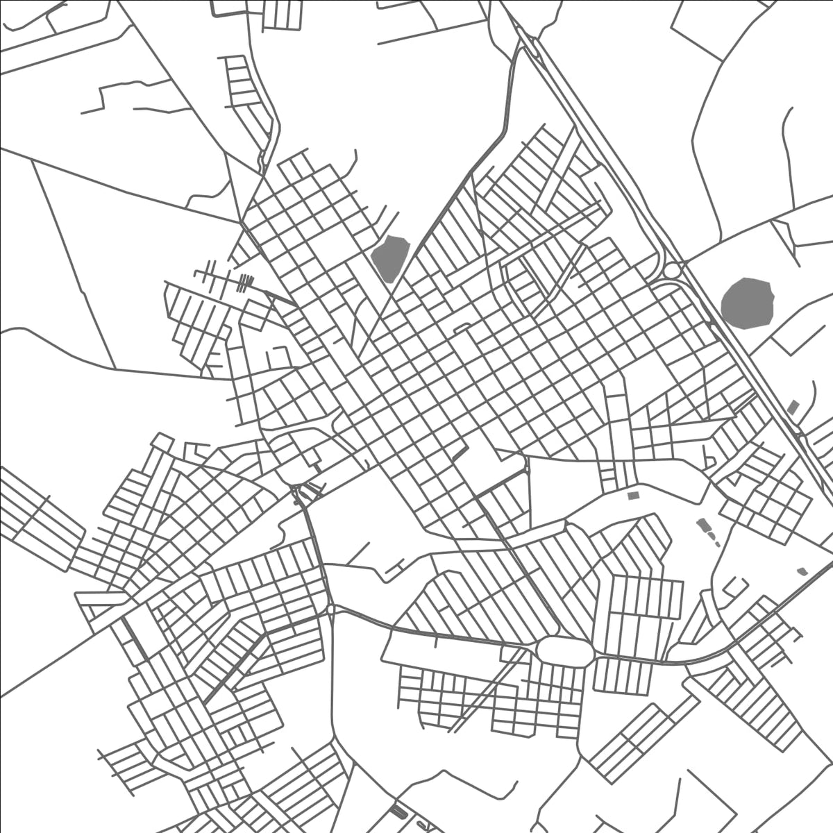 ROAD MAP OF BARIRI, BRAZIL BY MAPBAKES