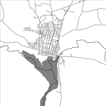 ROAD MAP OF BARRA DO MENDES, BRAZIL BY MAPBAKES