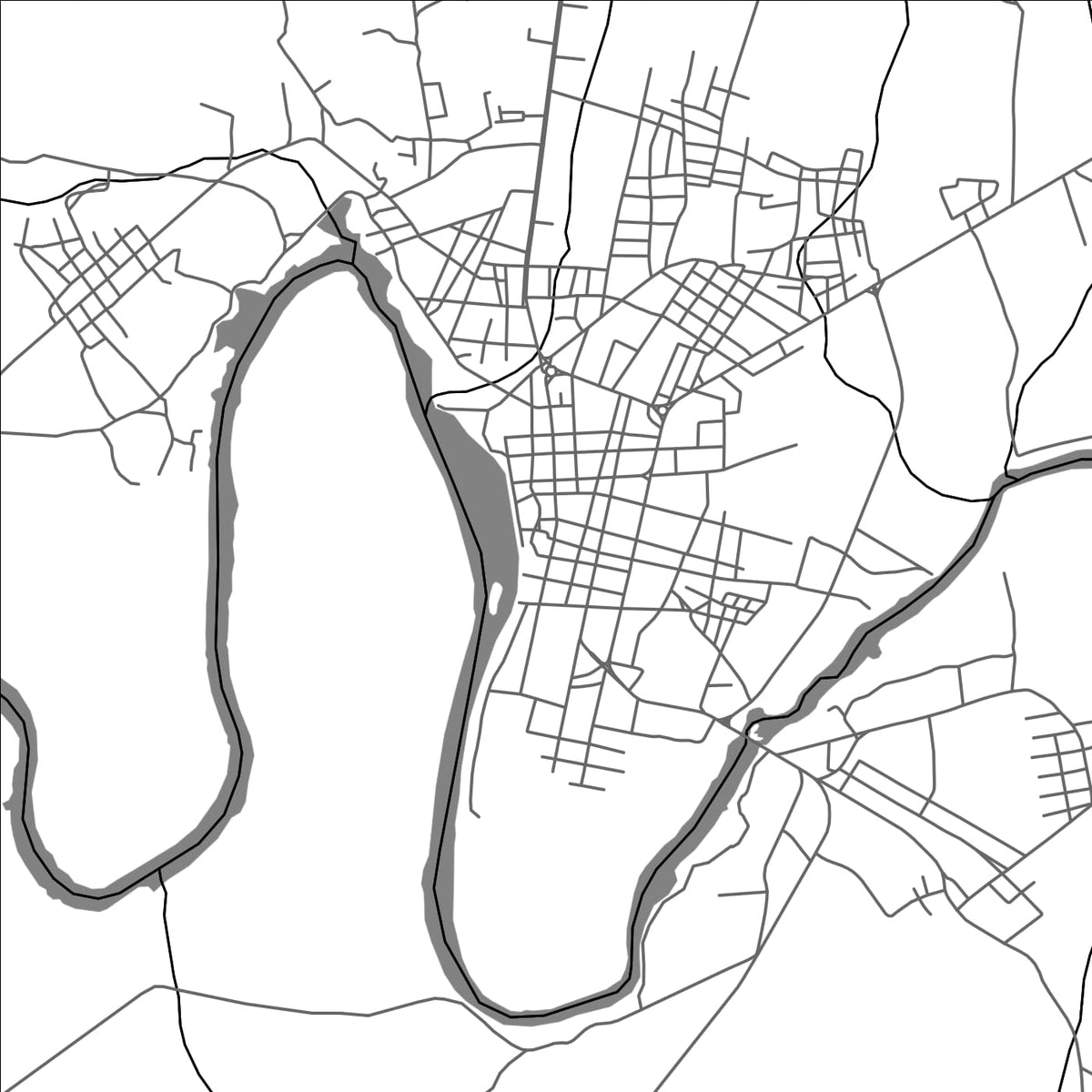 ROAD MAP OF BARRAS, BRAZIL BY MAPBAKES