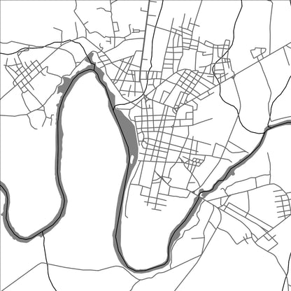 ROAD MAP OF BARRAS, BRAZIL BY MAPBAKES