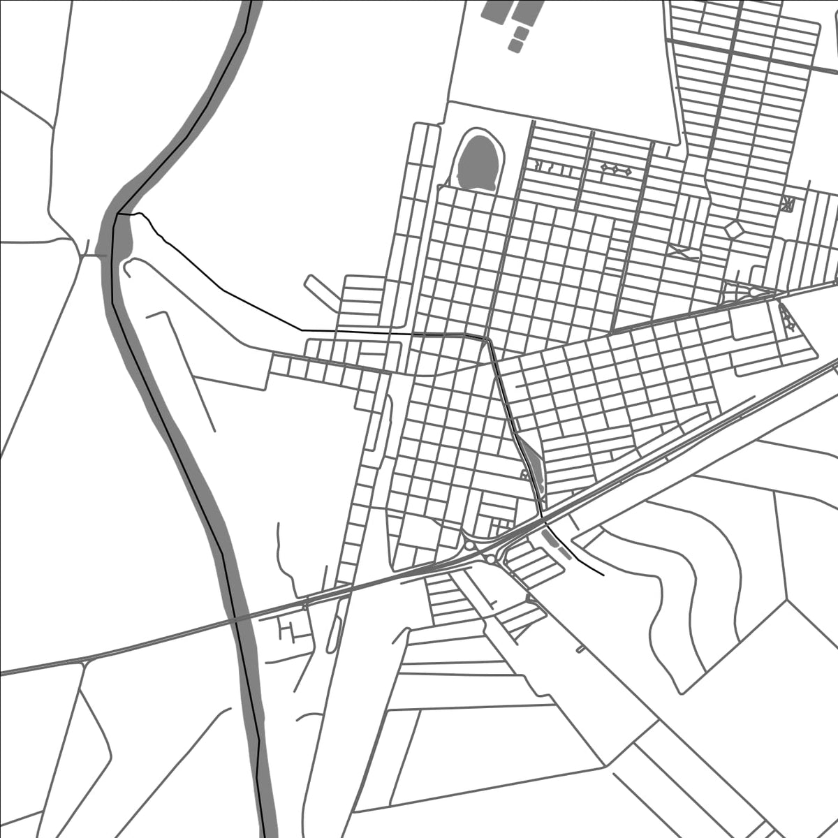 ROAD MAP OF BARRINHA, BRAZIL BY MAPBAKES