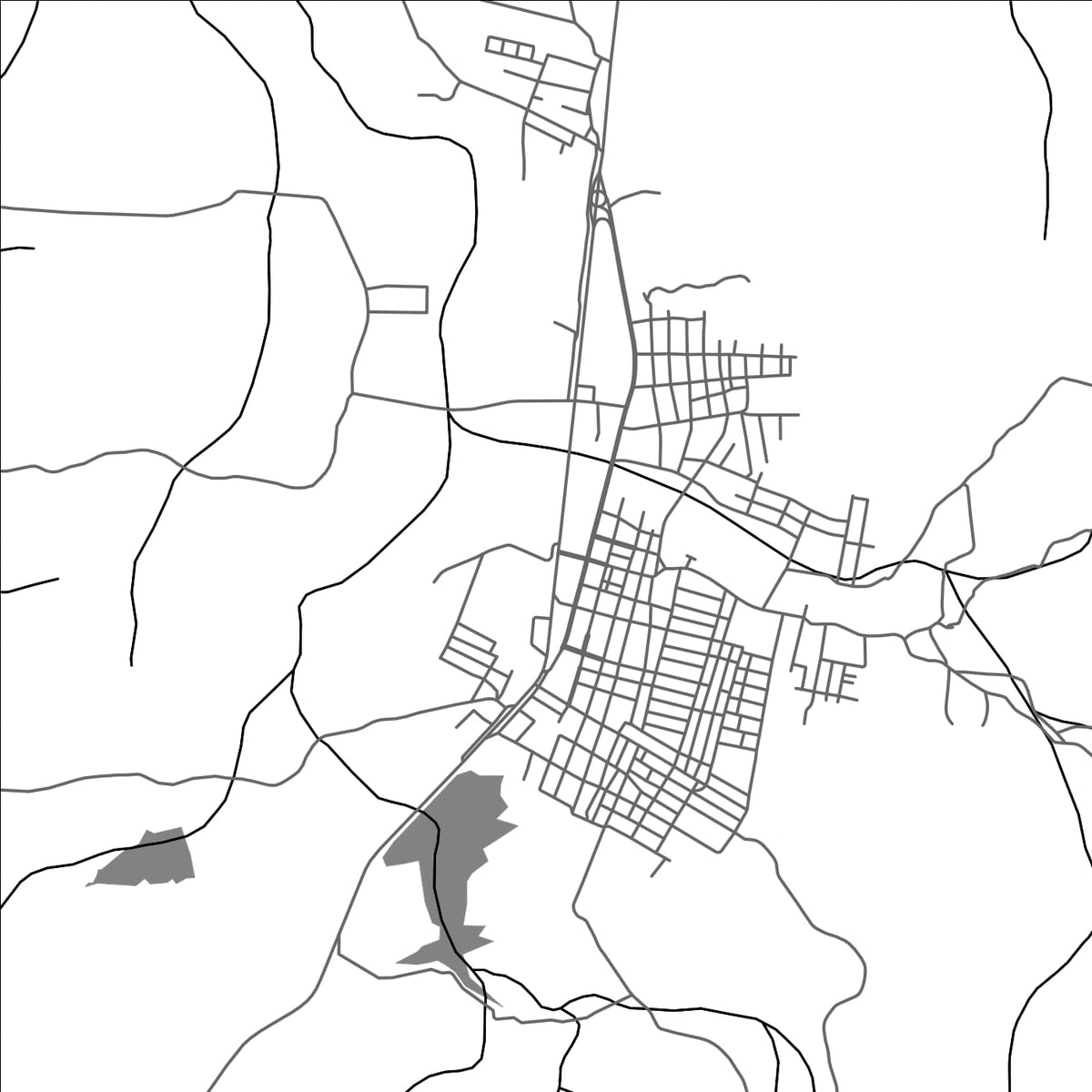 ROAD MAP OF BARRO, BRAZIL BY MAPBAKES