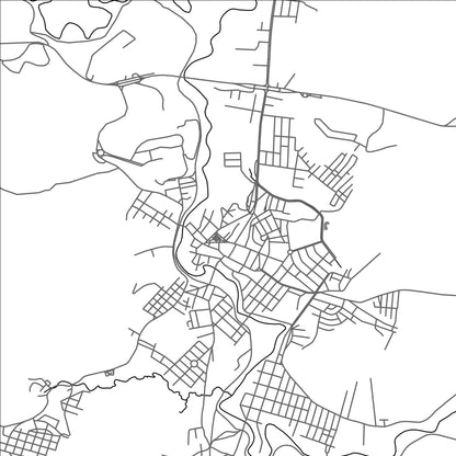 ROAD MAP OF BARROSO, BRAZIL BY MAPBAKES