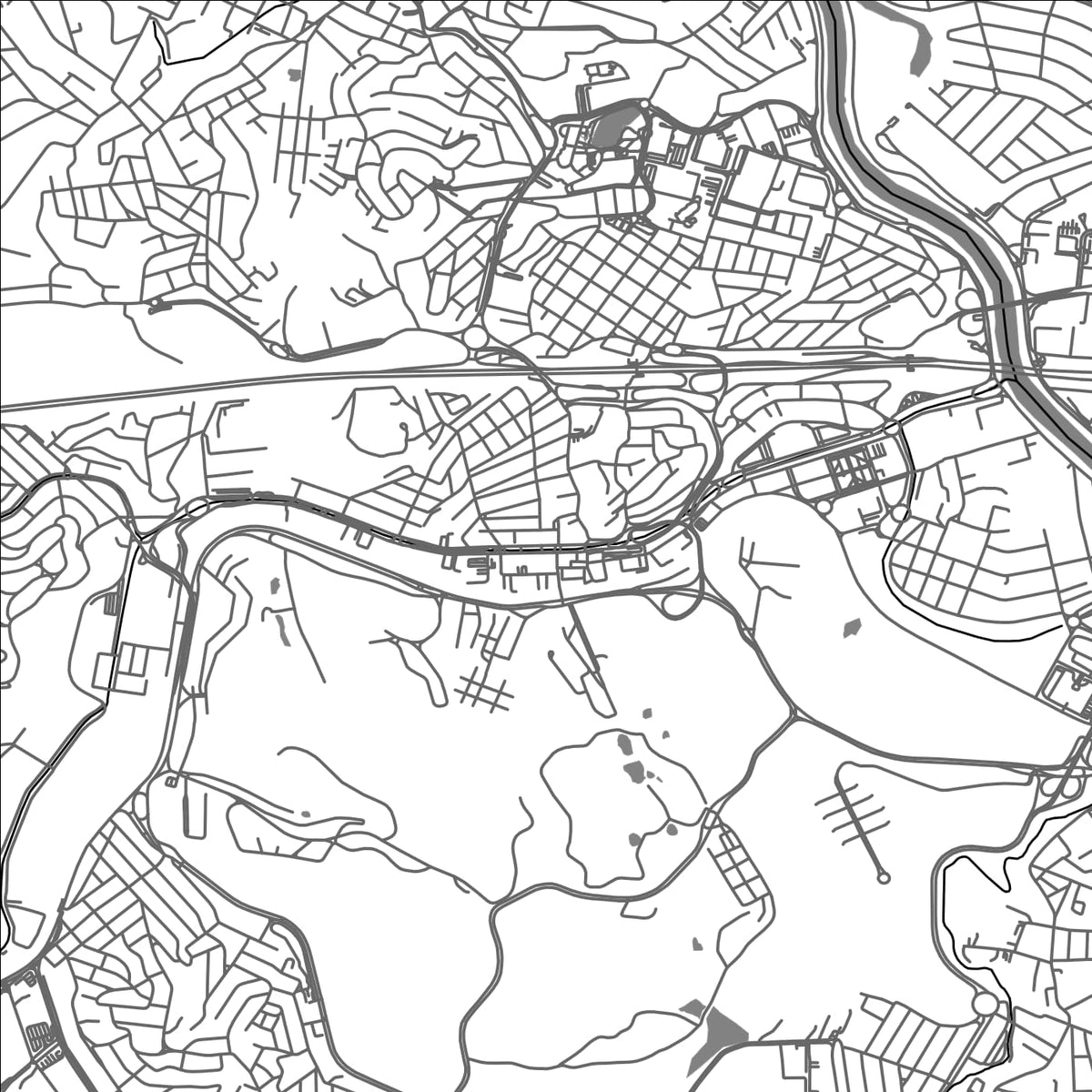 ROAD MAP OF BARUERI, BRAZIL BY MAPBAKES