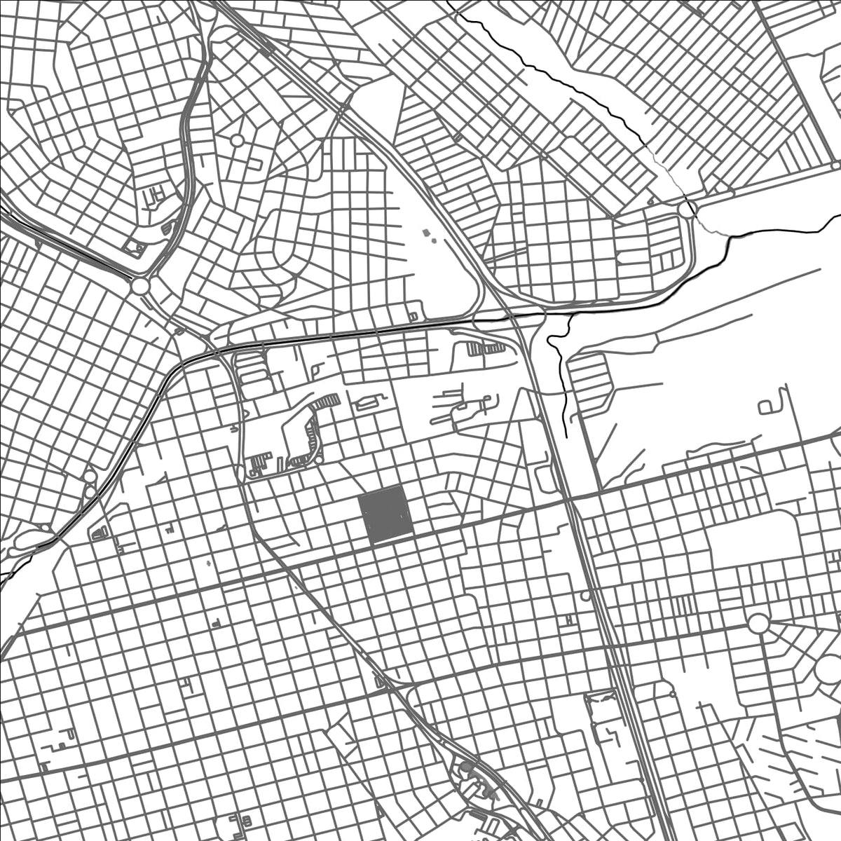 ROAD MAP OF BAURU, BRAZIL BY MAPBAKES