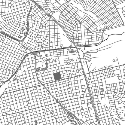 ROAD MAP OF BAURU, BRAZIL BY MAPBAKES