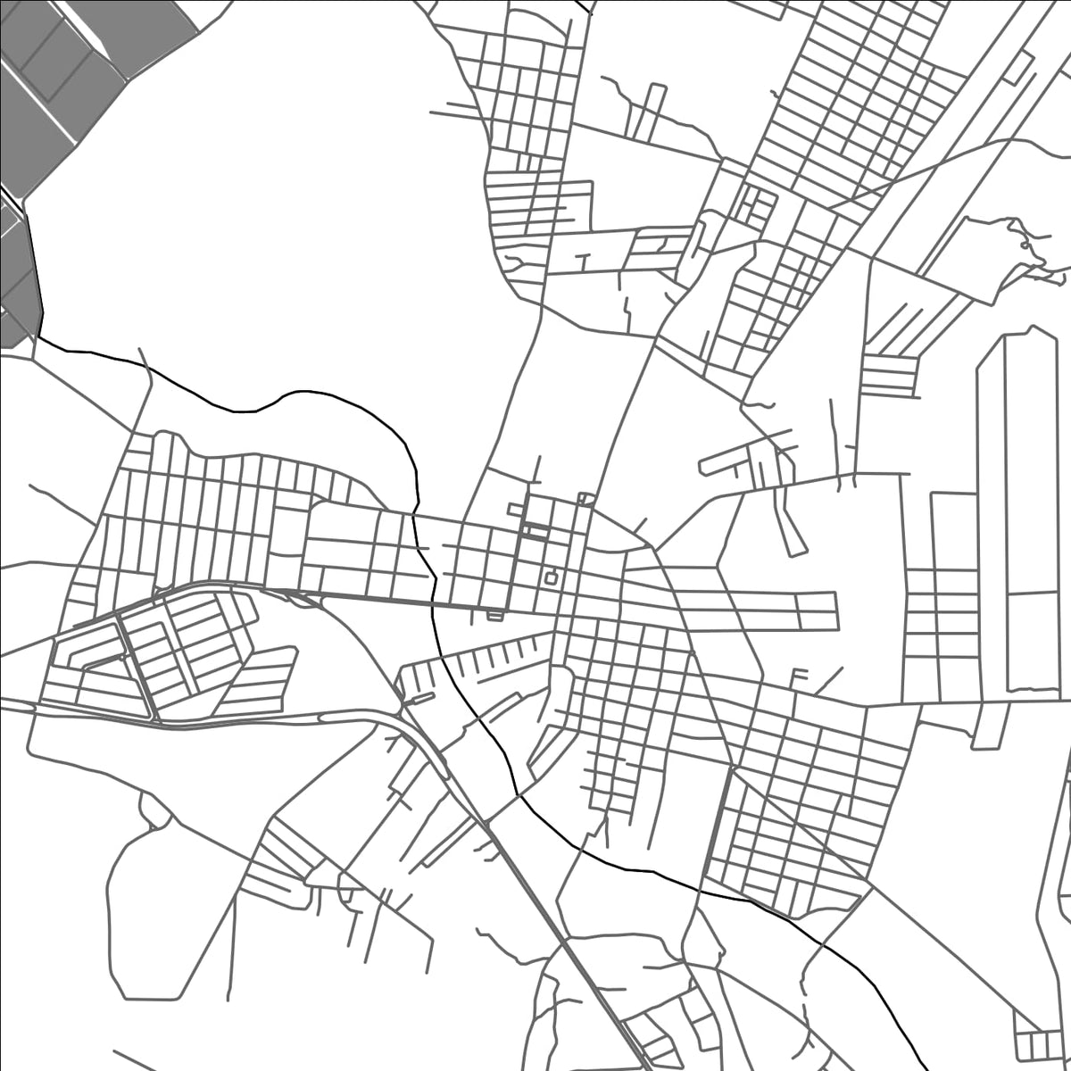 ROAD MAP OF BEBERIBE, BRAZIL BY MAPBAKES