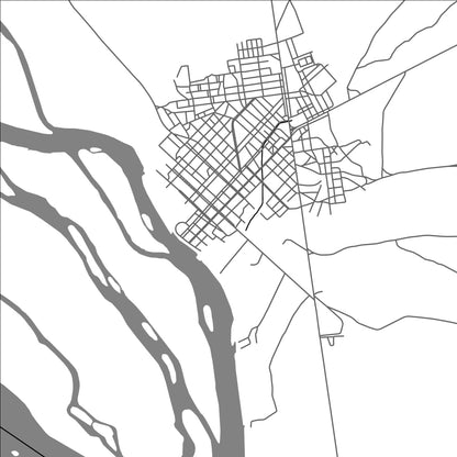 ROAD MAP OF BELEM DE SAO FRANCISCO, BRAZIL BY MAPBAKES
