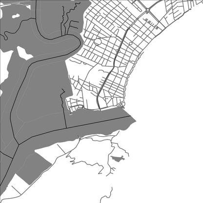 ROAD MAP OF BERTIOGA, BRAZIL BY MAPBAKES