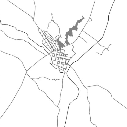 ROAD MAP OF BETANIA, BRAZIL BY MAPBAKES