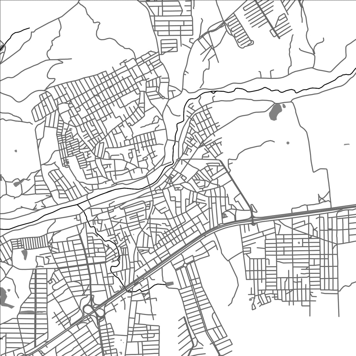 ROAD MAP OF BEZERROS, BRAZIL BY MAPBAKES