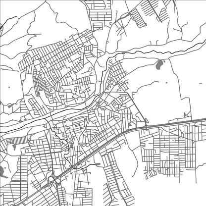 ROAD MAP OF BEZERROS, BRAZIL BY MAPBAKES