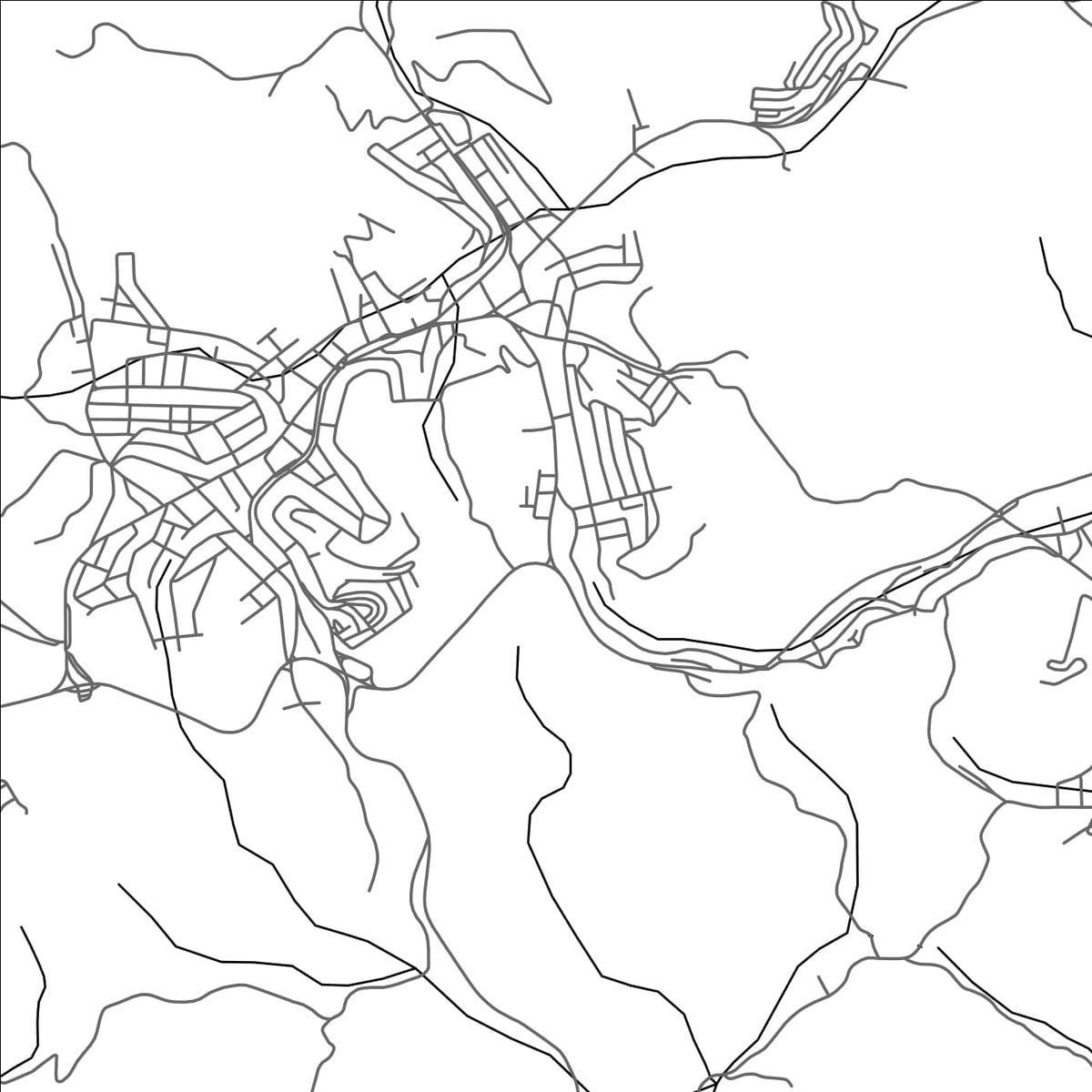 ROAD MAP OF BICAS, BRAZIL BY MAPBAKES
