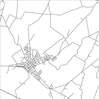 ROAD MAP OF BIRITINGA, BRAZIL BY MAPBAKES
