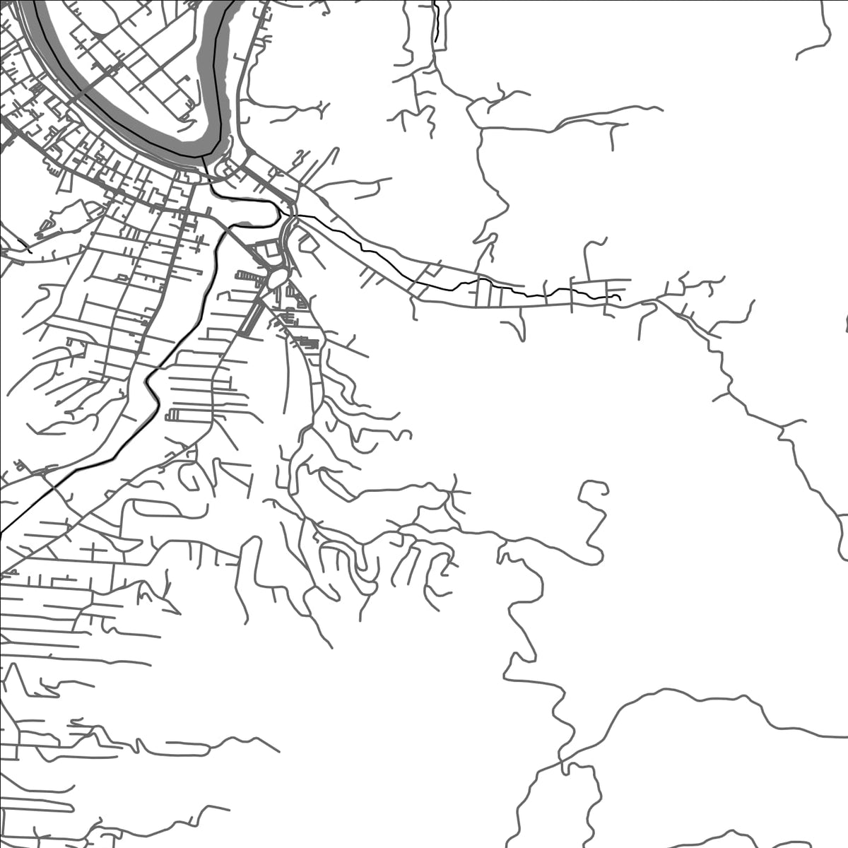 ROAD MAP OF BLUMENAU, BRAZIL BY MAPBAKES