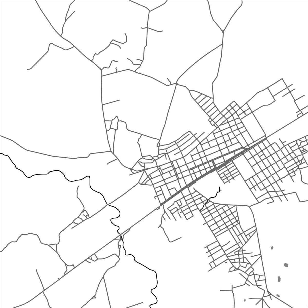 ROAD MAP OF BODOCO, BRAZIL BY MAPBAKES