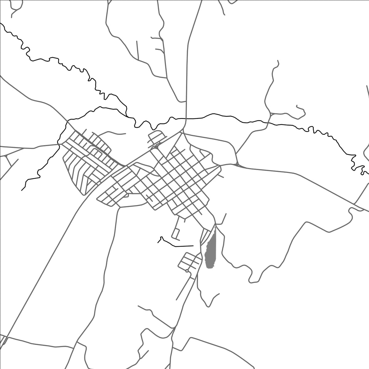 ROAD MAP OF BOFETE, BRAZIL BY MAPBAKES