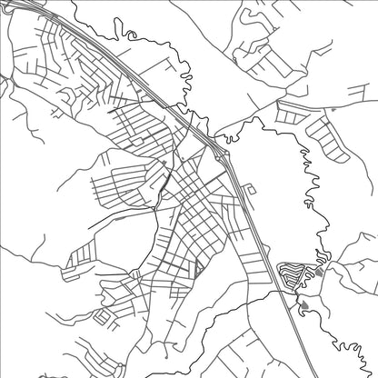 ROAD MAP OF BOM JESUS DOS PERDOES, BRAZIL BY MAPBAKES