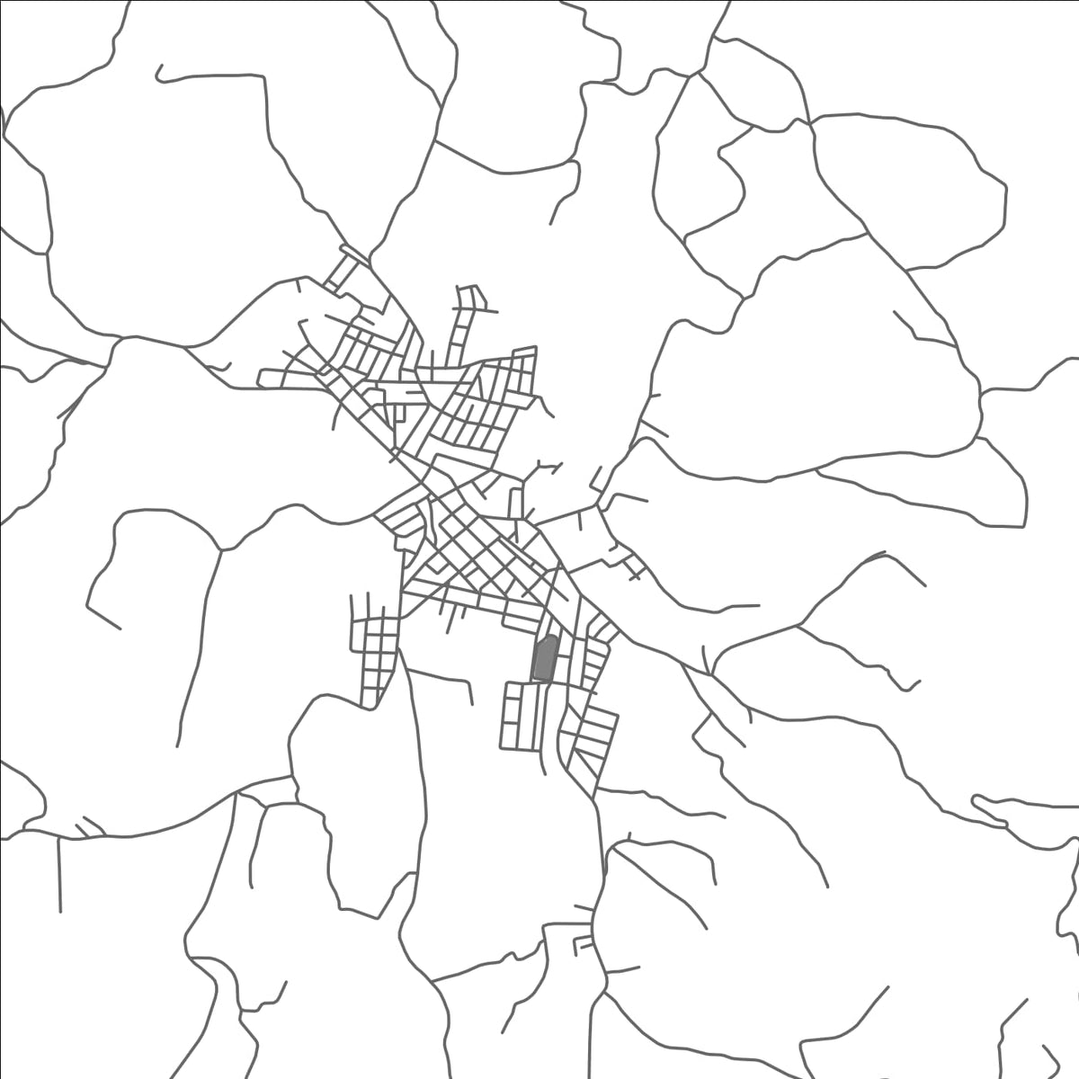 ROAD MAP OF BOM REPOUSO, BRAZIL BY MAPBAKES