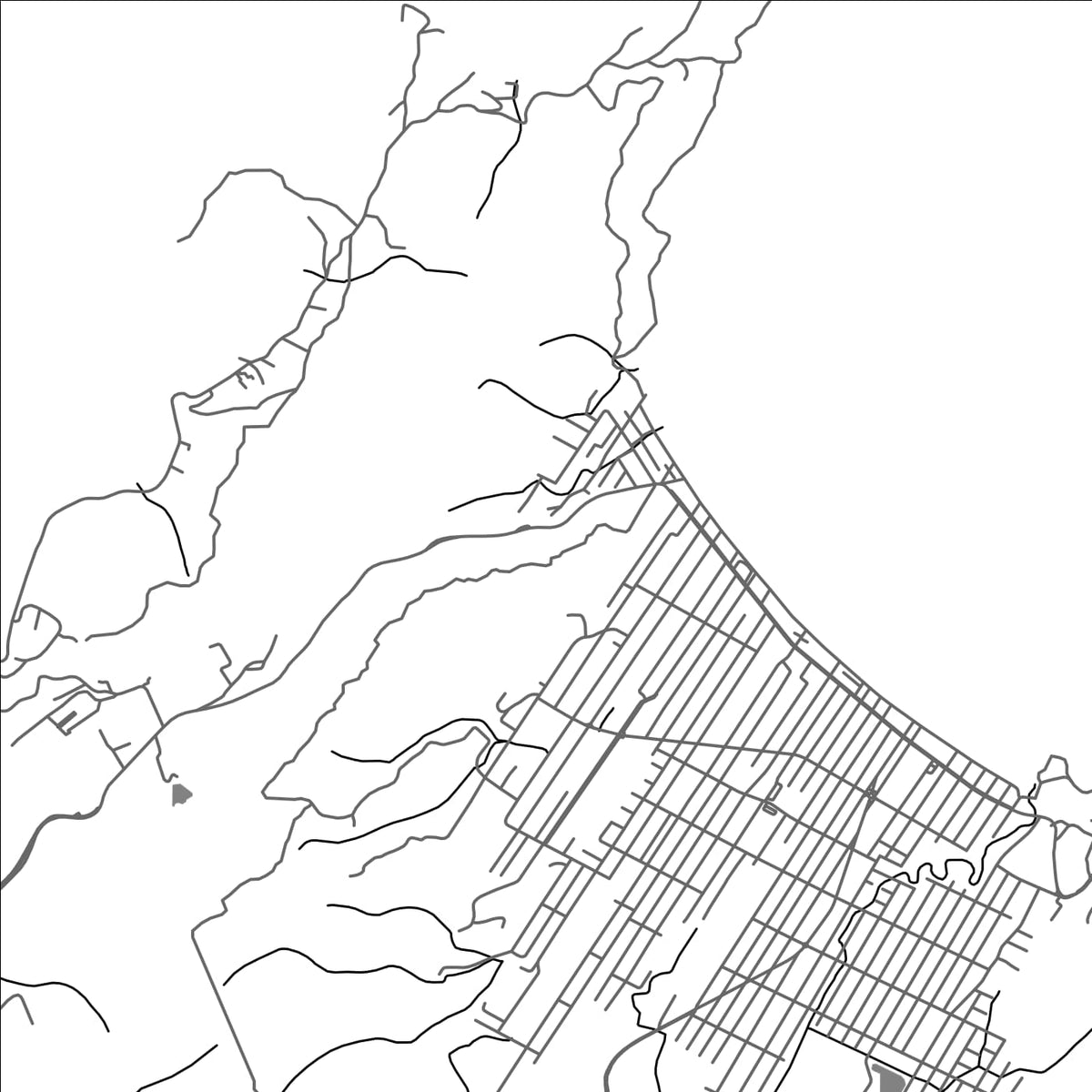 ROAD MAP OF BOMBINHAS, BRAZIL BY MAPBAKES