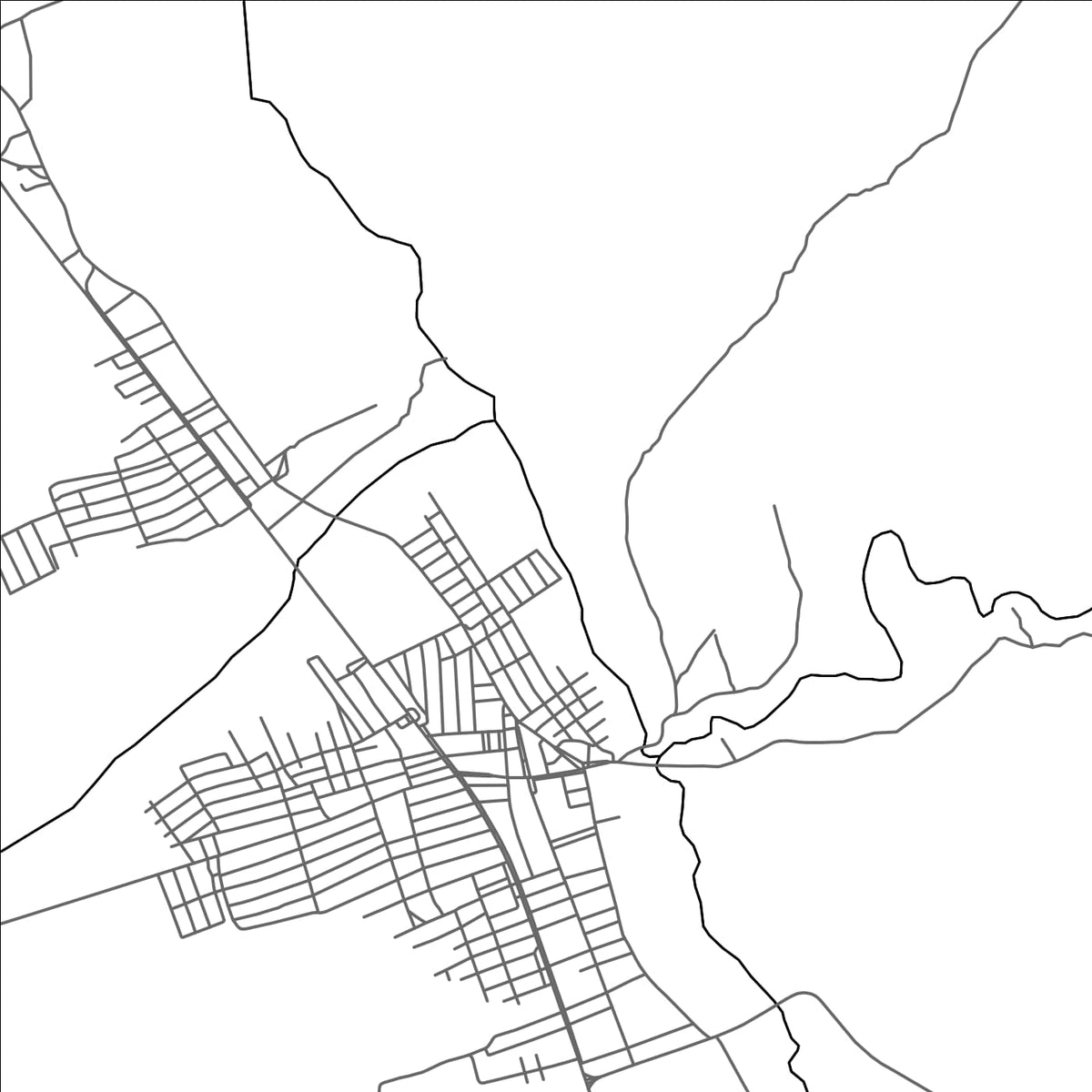 ROAD MAP OF BONINAL, BRAZIL BY MAPBAKES
