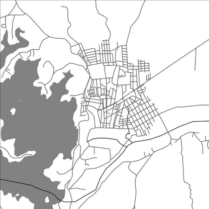 ROAD MAP OF BOQUEIRAO, BRAZIL BY MAPBAKES