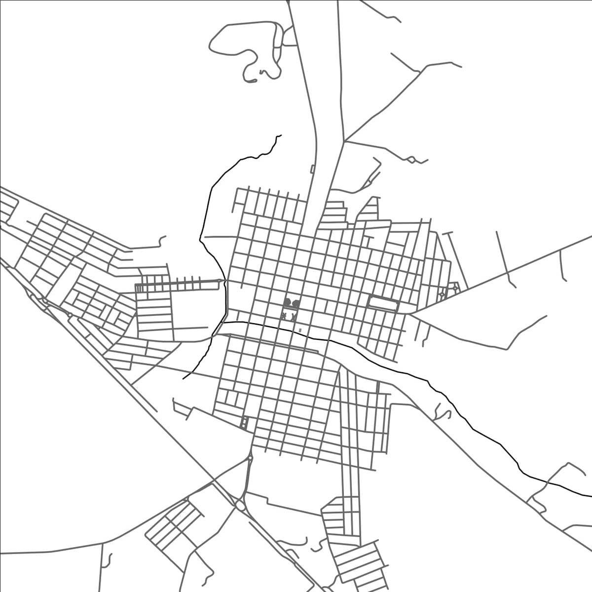 ROAD MAP OF BORBOREMA, BRAZIL BY MAPBAKES