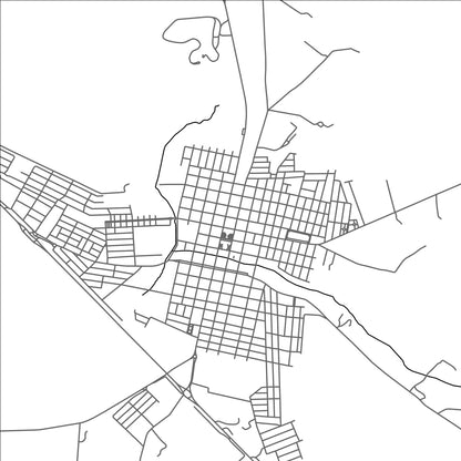 ROAD MAP OF BORBOREMA, BRAZIL BY MAPBAKES