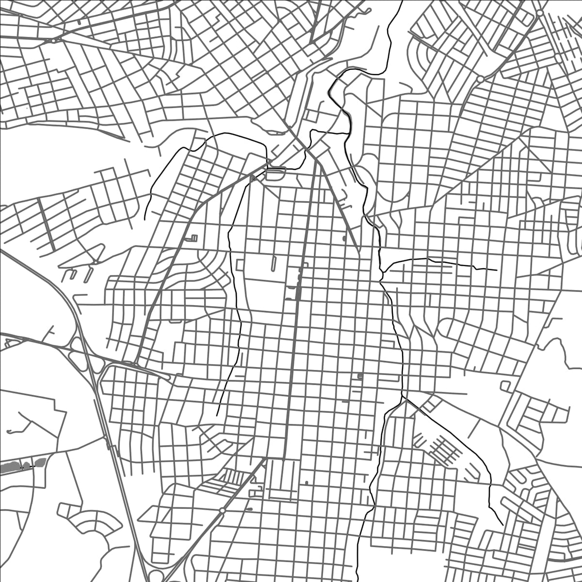 ROAD MAP OF BOTUCATU, BRAZIL BY MAPBAKES