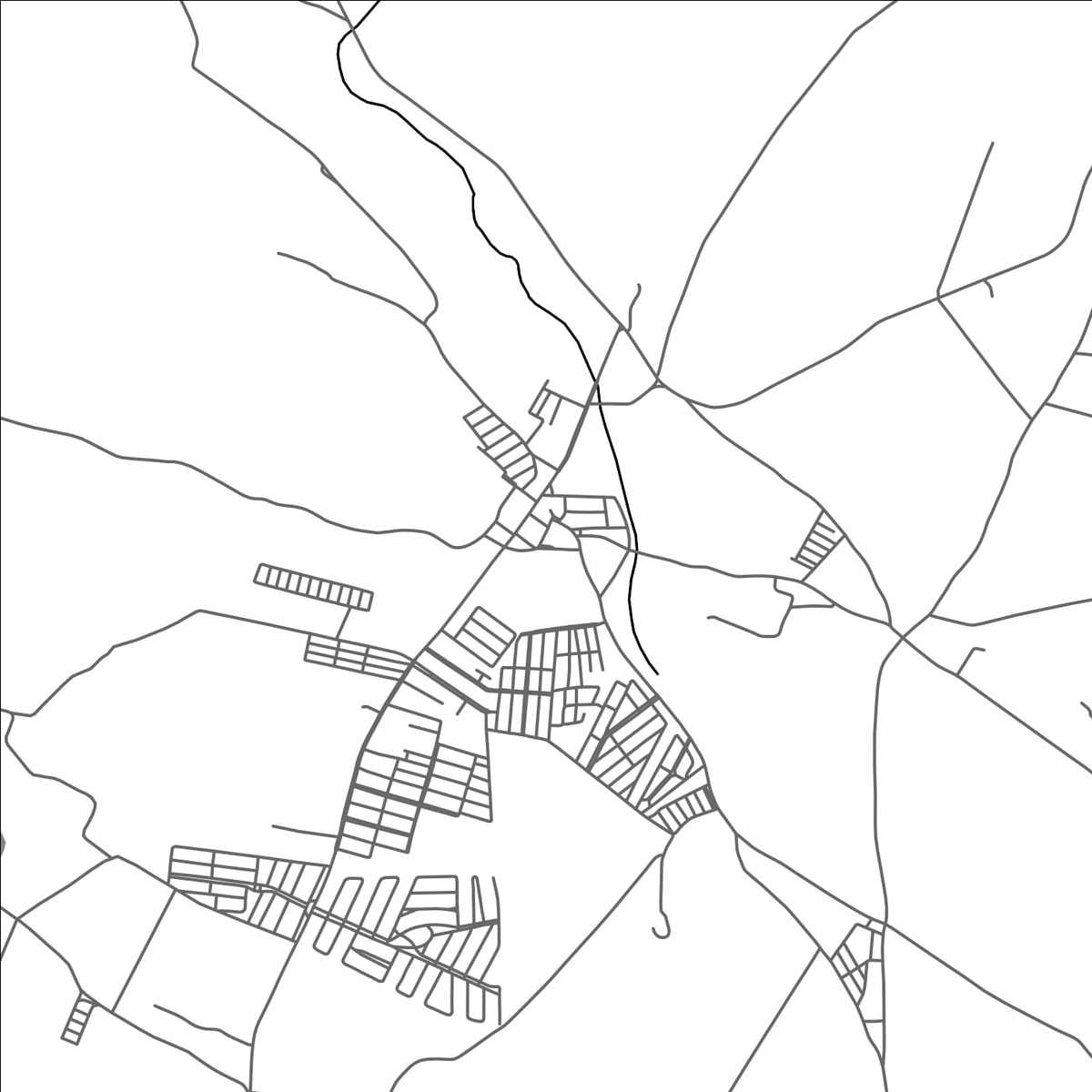 ROAD MAP OF BREJINHO, BRAZIL BY MAPBAKES
