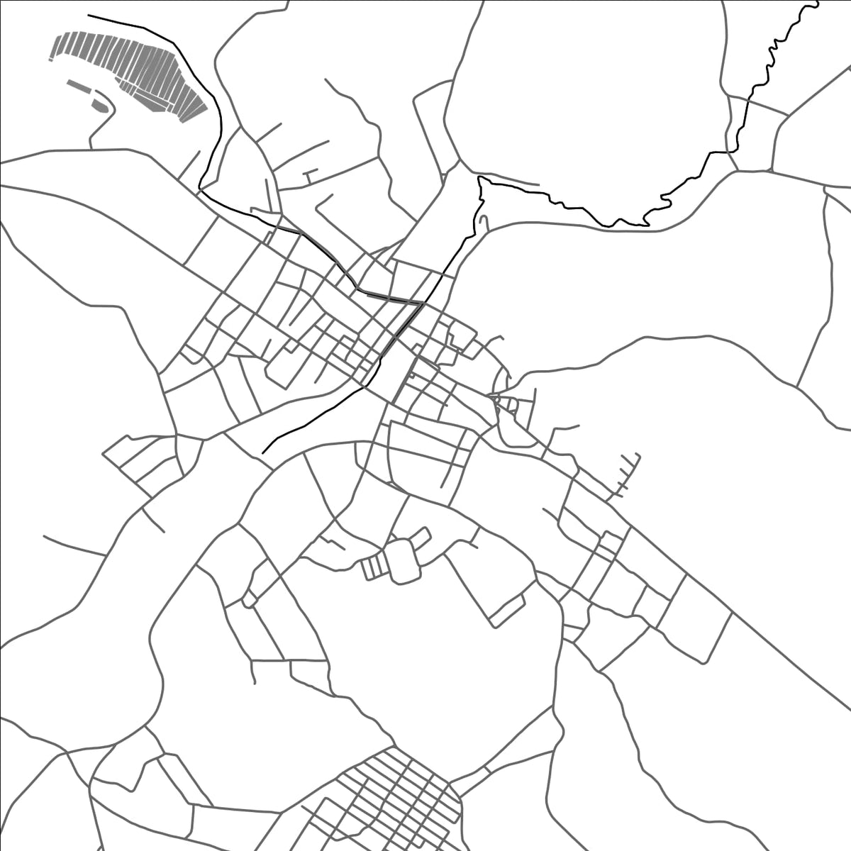 ROAD MAP OF BREJO, BRAZIL BY MAPBAKES