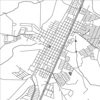 ROAD MAP OF BRODOSQUI, BRAZIL BY MAPBAKES