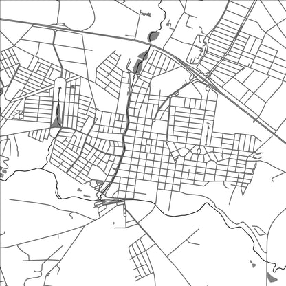 ROAD MAP OF BROTAS, BRAZIL BY MAPBAKES