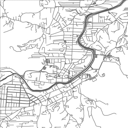 ROAD MAP OF BRUSQUE, BRAZIL BY MAPBAKES