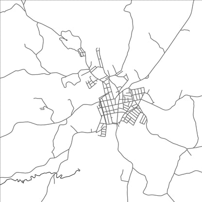 ROAD MAP OF BUENO BRANDAO, BRAZIL BY MAPBAKES