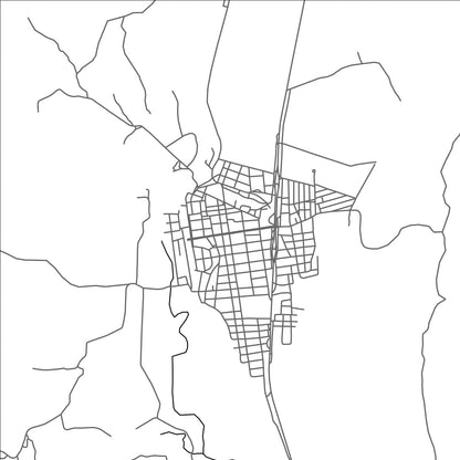 ROAD MAP OF BUENOPOLIS, BRAZIL BY MAPBAKES