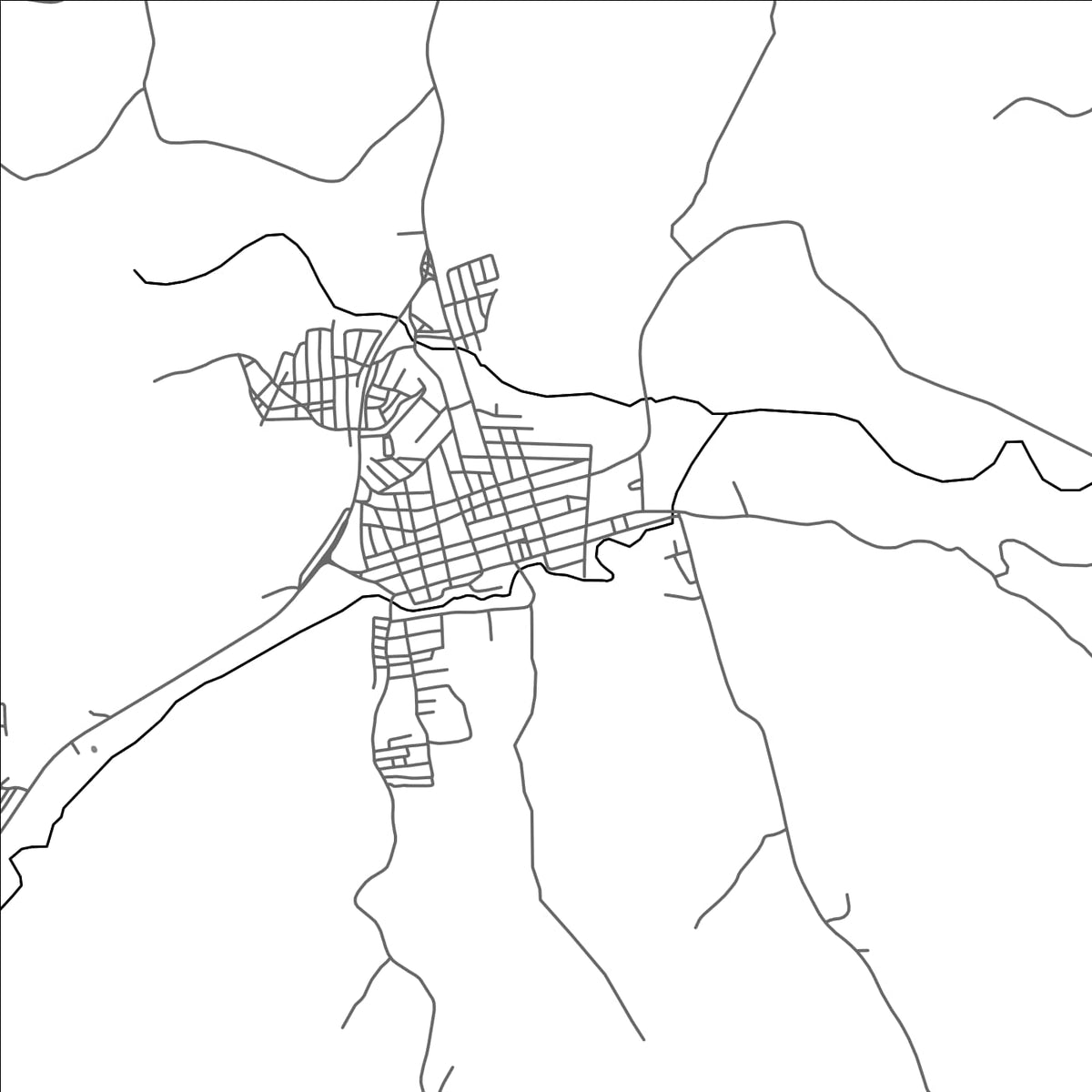ROAD MAP OF BUERAREMA, BRAZIL BY MAPBAKES