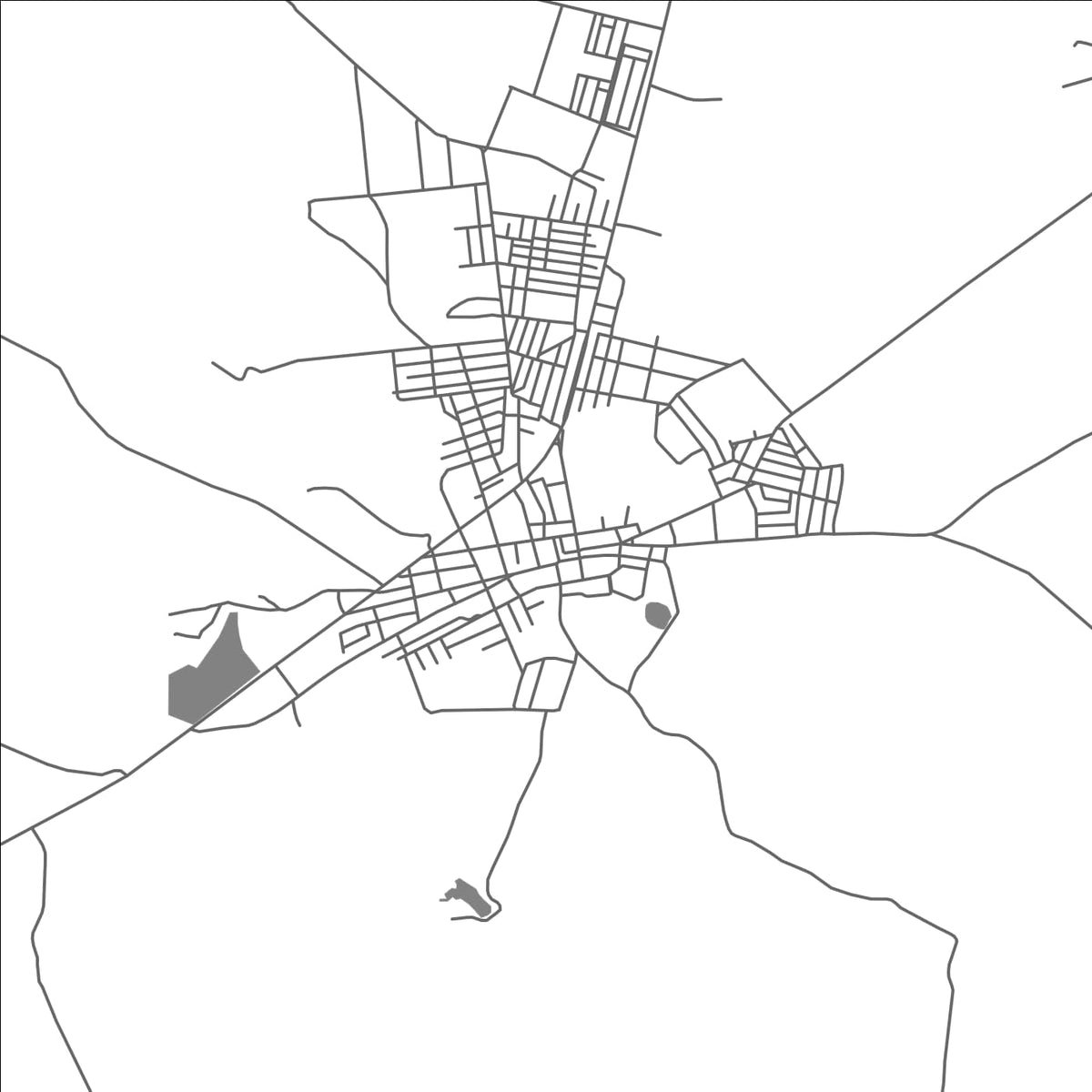 ROAD MAP OF BUIQUE, BRAZIL BY MAPBAKES