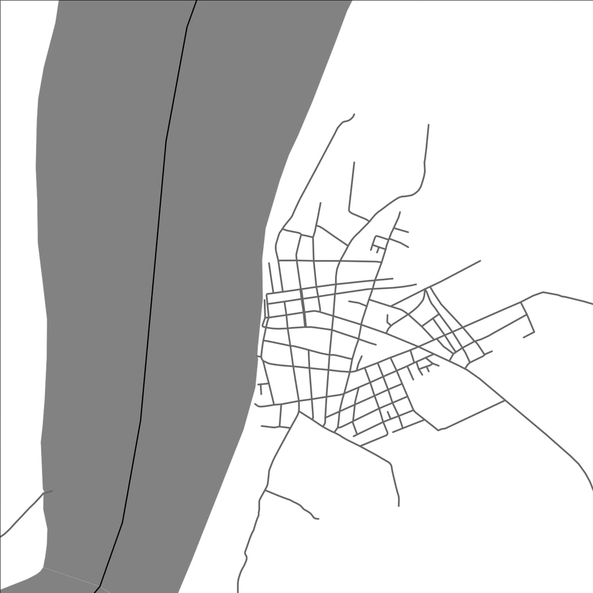 ROAD MAP OF BUJARU, BRAZIL BY MAPBAKES