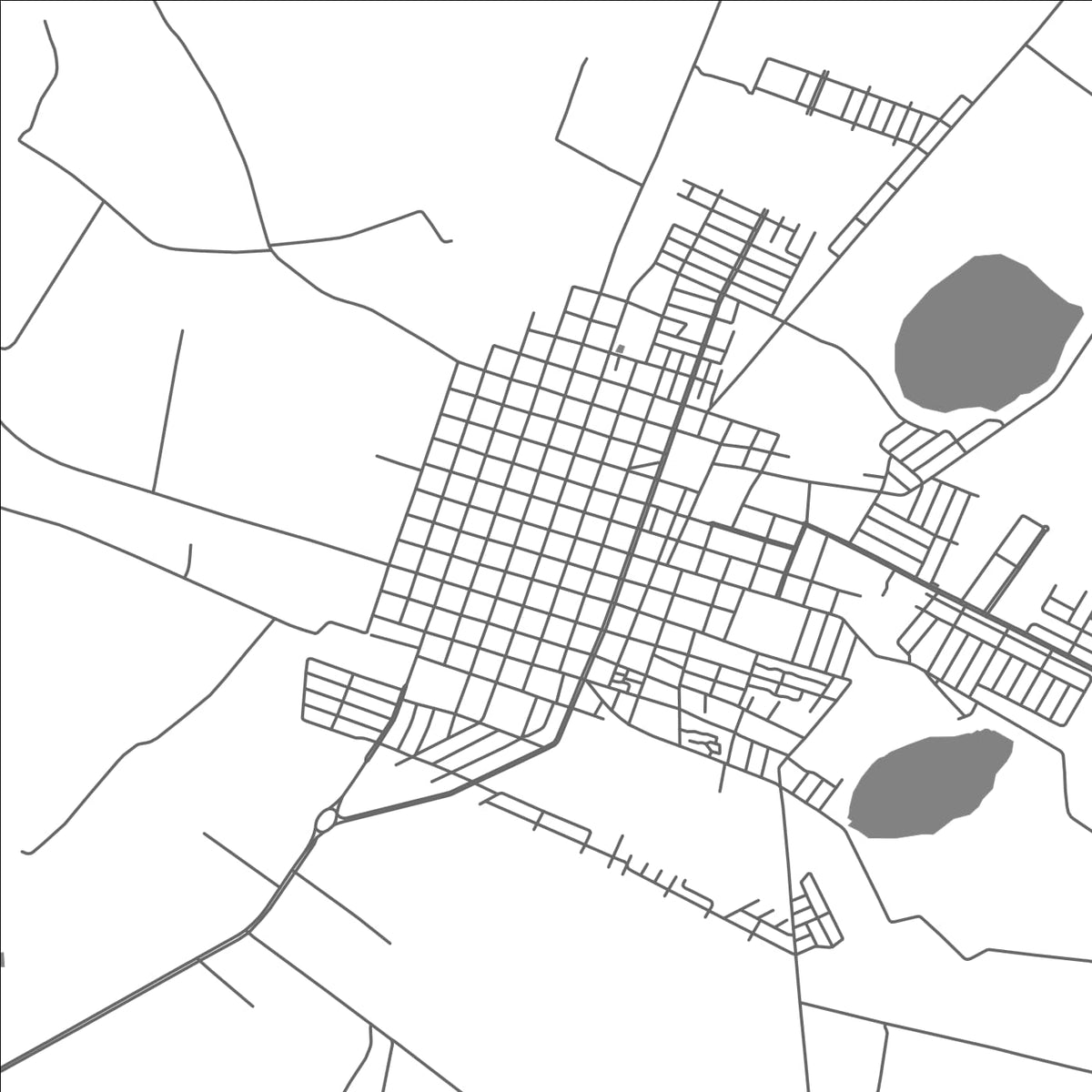 ROAD MAP OF BURITAMA, BRAZIL BY MAPBAKES