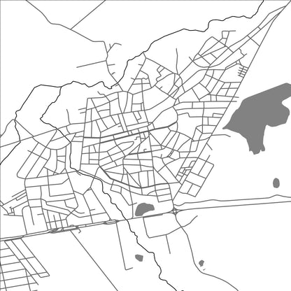 ROAD MAP OF BUTIA, BRAZIL BY MAPBAKES